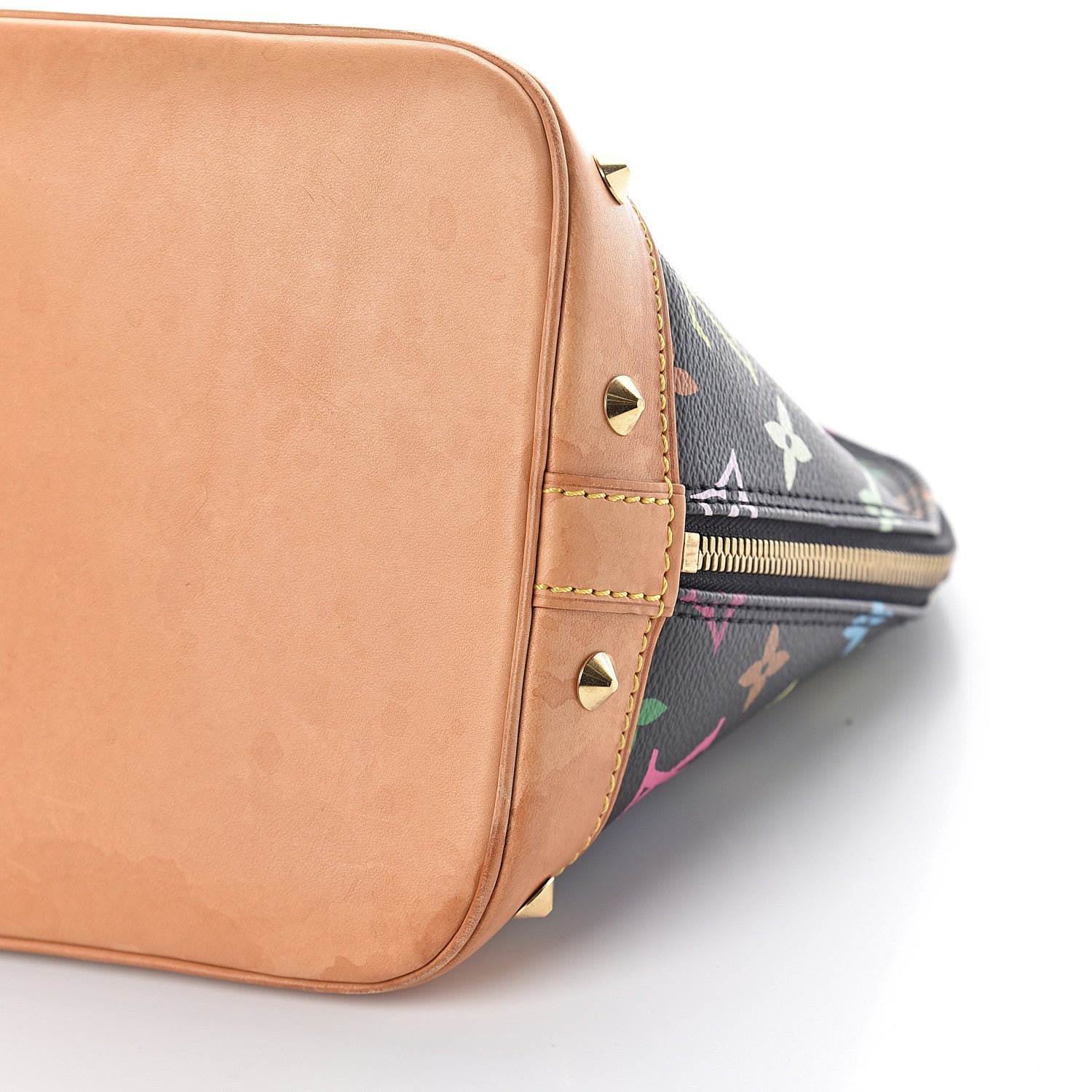 Louis Vuitton Monogram Multicolor Alma Black 8 of 9