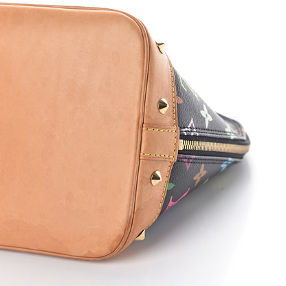 Louis Vuitton Monogram Multicolor Alma Black 8 of 9