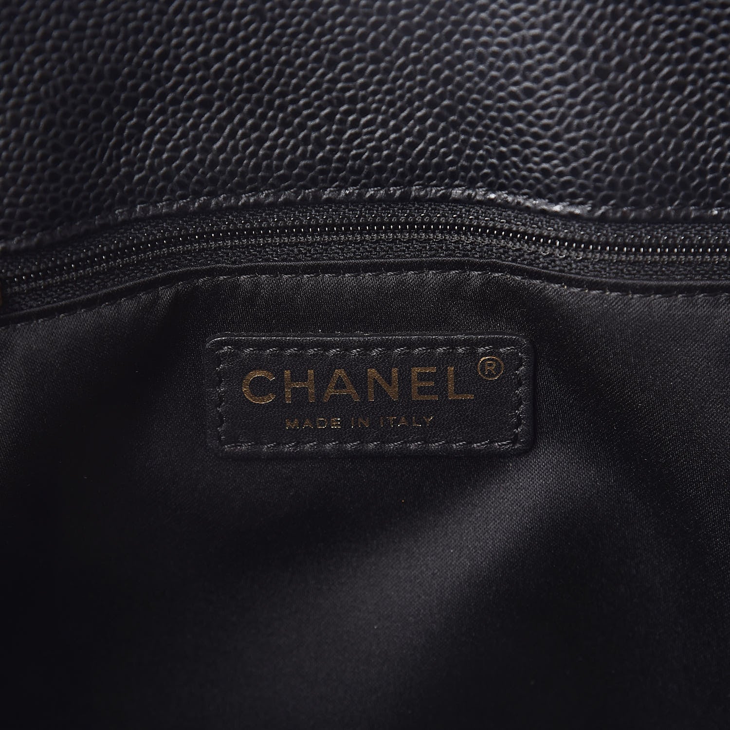 Chanel Caviar Quilted Grand Shopping Tote GST Black 6 of 10