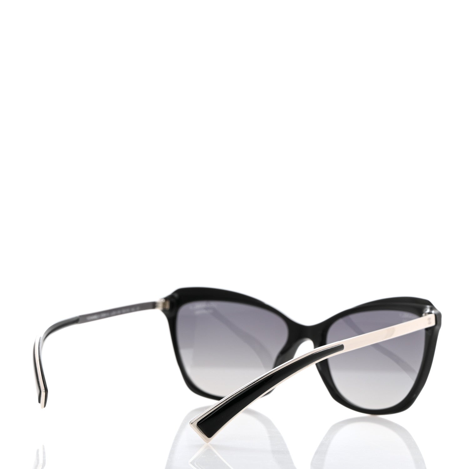 Chanel Oval Sunglasses 5384-A Black 4 of 12