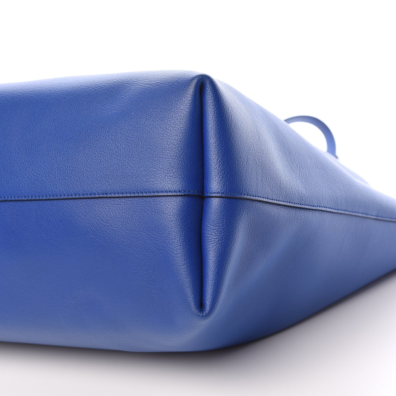 Saint Laurent Calfskin Large Shopping Tote Ultramarine 11 of 11