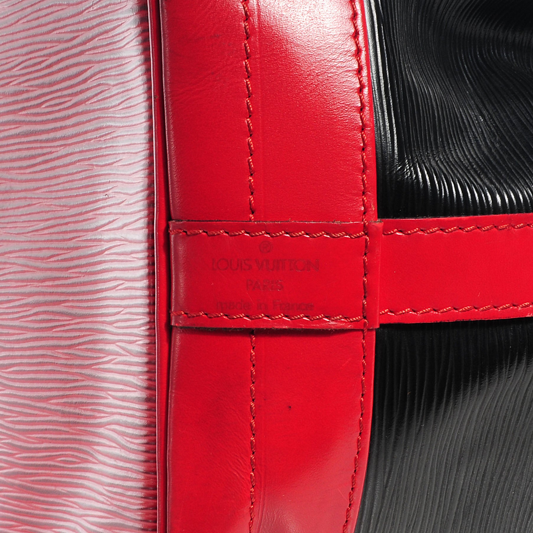 Louis Vuitton Epi Noe Noir Rouge 7 of 7