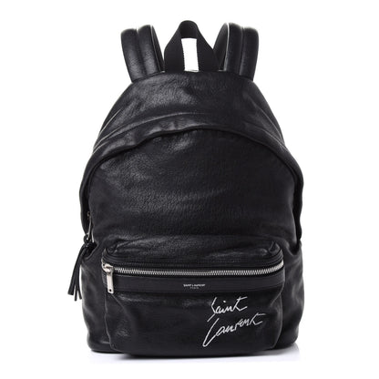 Saint Laurent Lambskin Mini Toy City Backpack Black 1 of 4