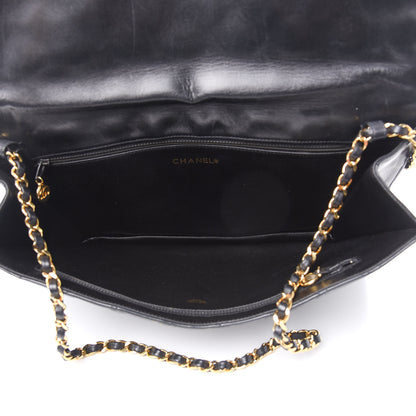 Chanel Lambskin Quilted Portfolio Flap Black 5 of 12