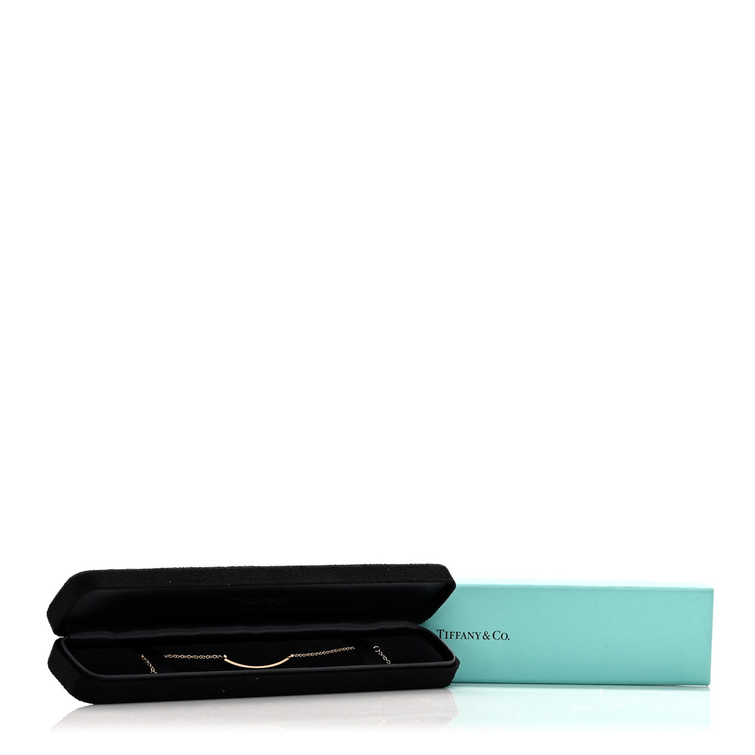 Tiffany 18K Rose Gold T Smile Bracelet 6 of 6