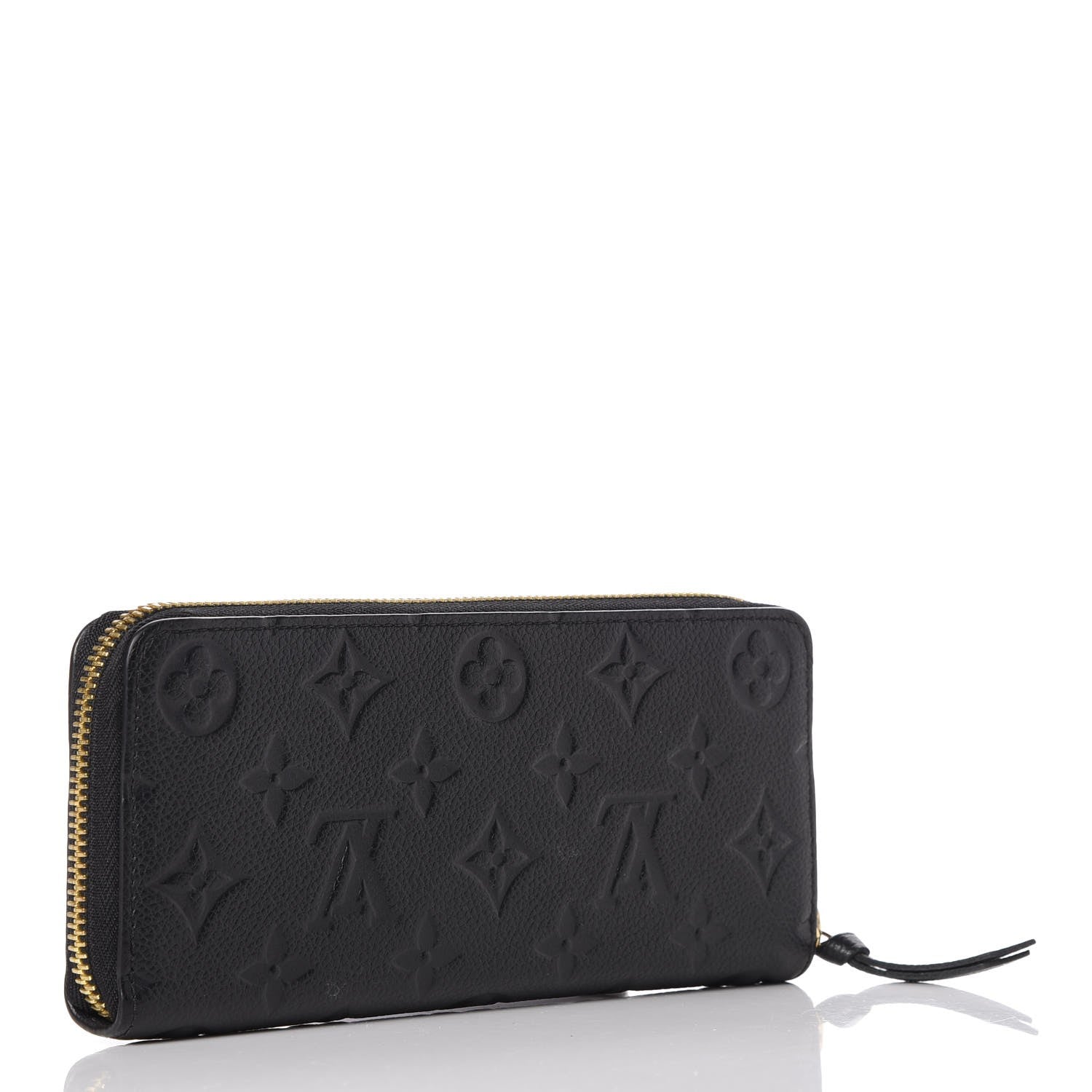 Louis Vuitton Empreinte Clemence Wallet Black 3 of 10