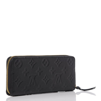 Louis Vuitton Empreinte Clemence Wallet Black 3 of 10