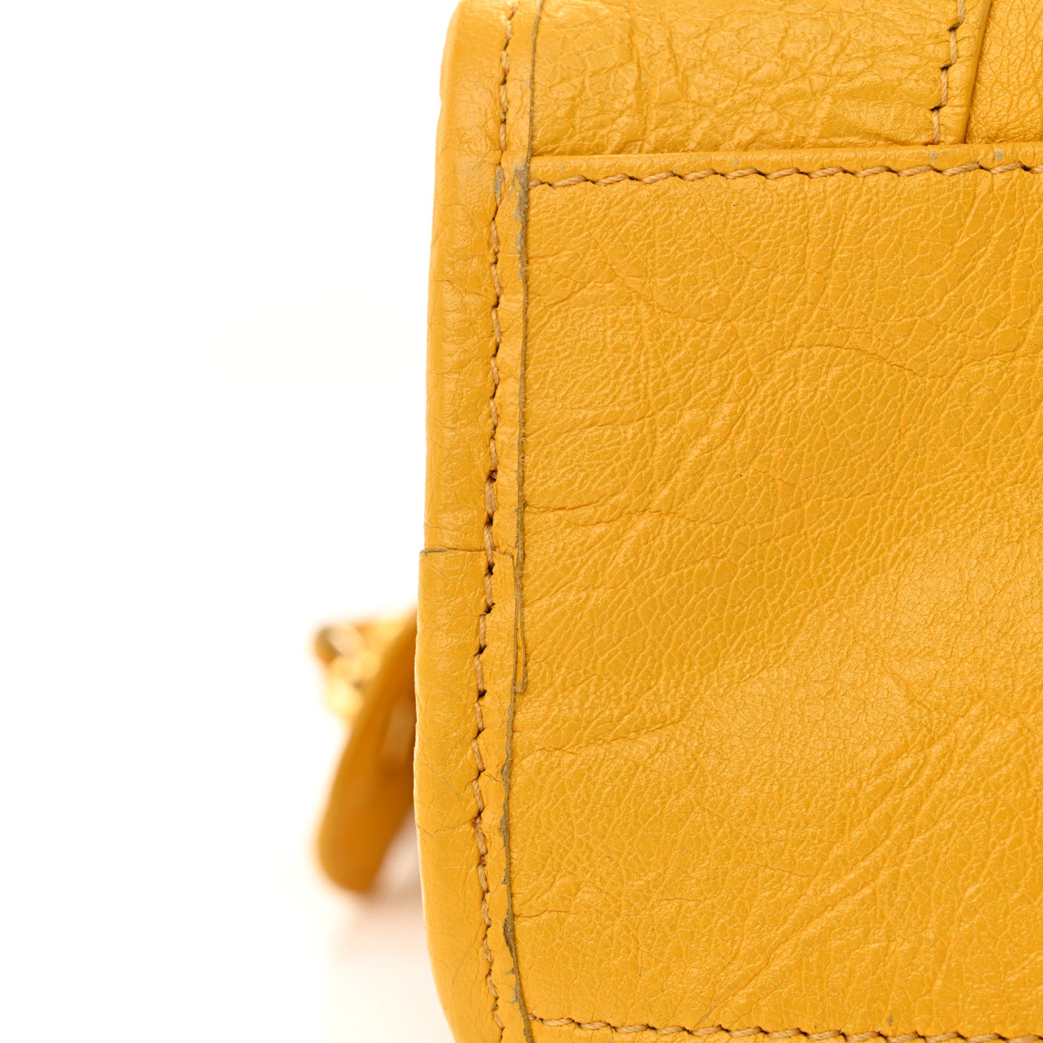 Balenciaga Agneau Classic Silver Hardware S City Jaune Epi 16 of 17