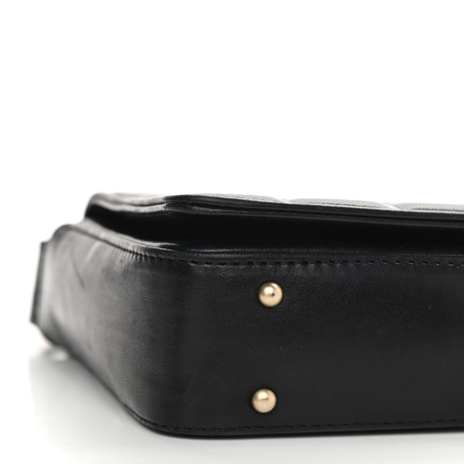 Chanel Lambskin Quilted CC Chocolate Bar Flap Black 8 of 16