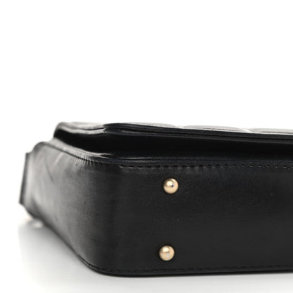 Chanel Lambskin Quilted CC Chocolate Bar Flap Black 8 of 16