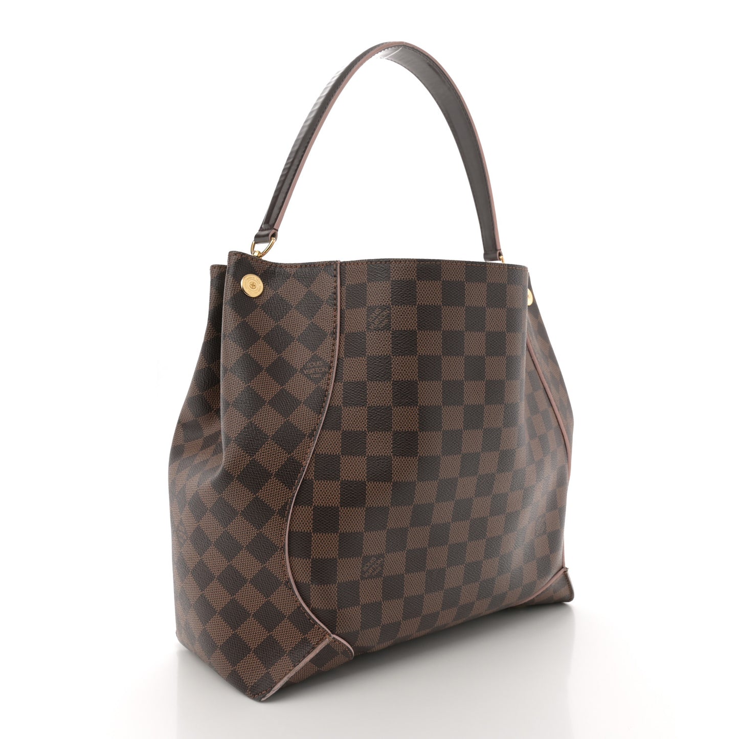 Damier Ebene Caissa Hobo Rose Ballerine