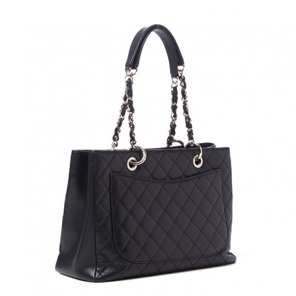 Chanel Caviar Quilted Grand Shopping Tote GST Black 2 of 9