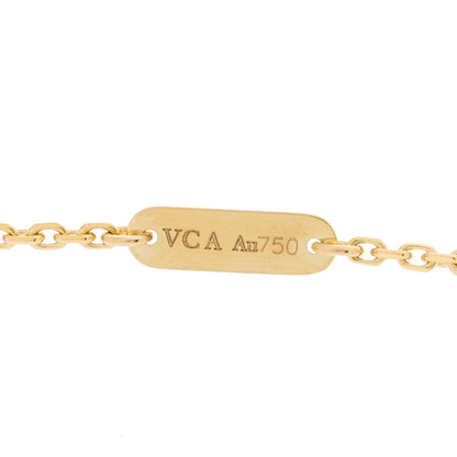 Van Cleef & Arpels 18K Yellow Gold Vintage Alhambra Pendant Necklace 6 of 6