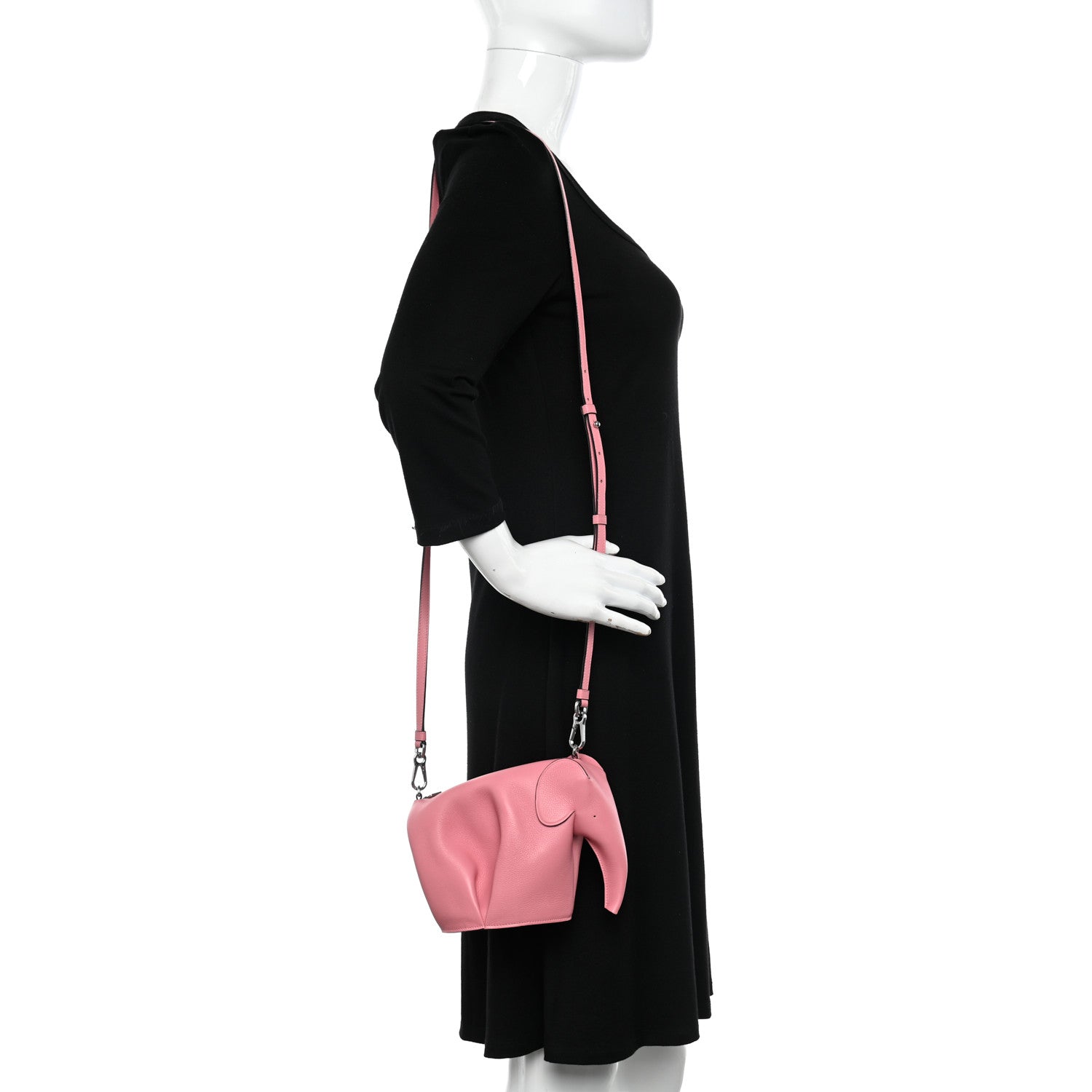 Loewe Calfskin Mini Elephant Crossbody Bag Candy 2 of 10