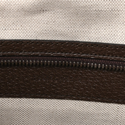 Gucci GG Supreme Monogram Textured Dollar Calfskin Web Large Ophidia Tote Bag Beige Ebony 6 of 11