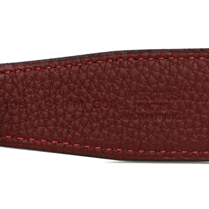 Hermes Box Togo 32mm Matte H Belt 105 Black Rouge H 5 of 5
