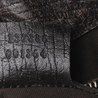 Gucci Monogram Hasler Hobo Dark Brown 7 of 9
