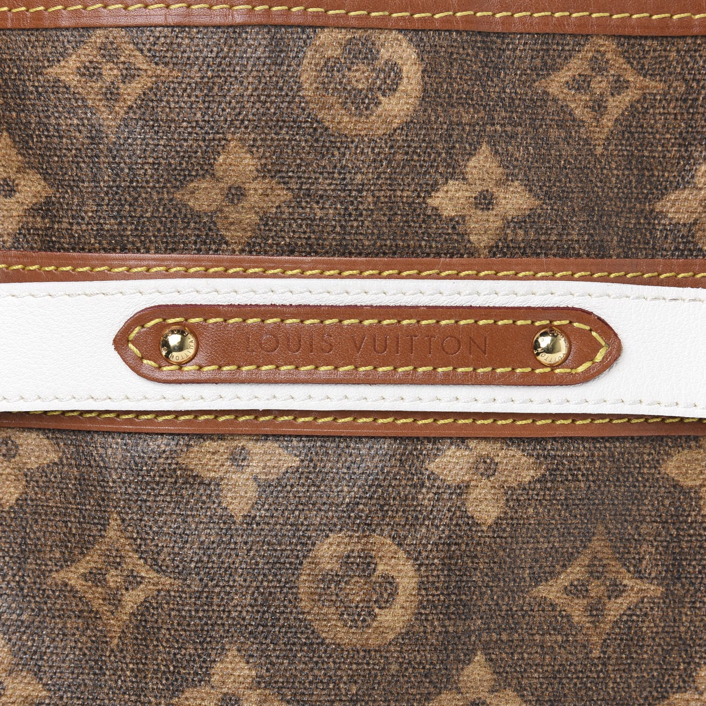 Monogram Rayures Tisse Sac PM