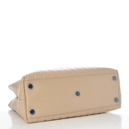 Saint Laurent Calfskin Y Quilted Monogram Large Loulou Shopper Nude Powder 4 of 9
