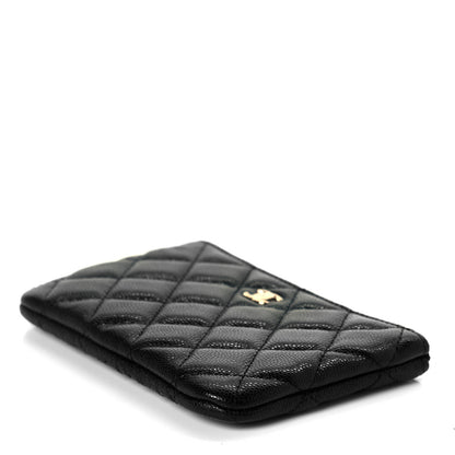 Chanel Caviar Quilted Small Cosmetic Case Black 14 of 16
