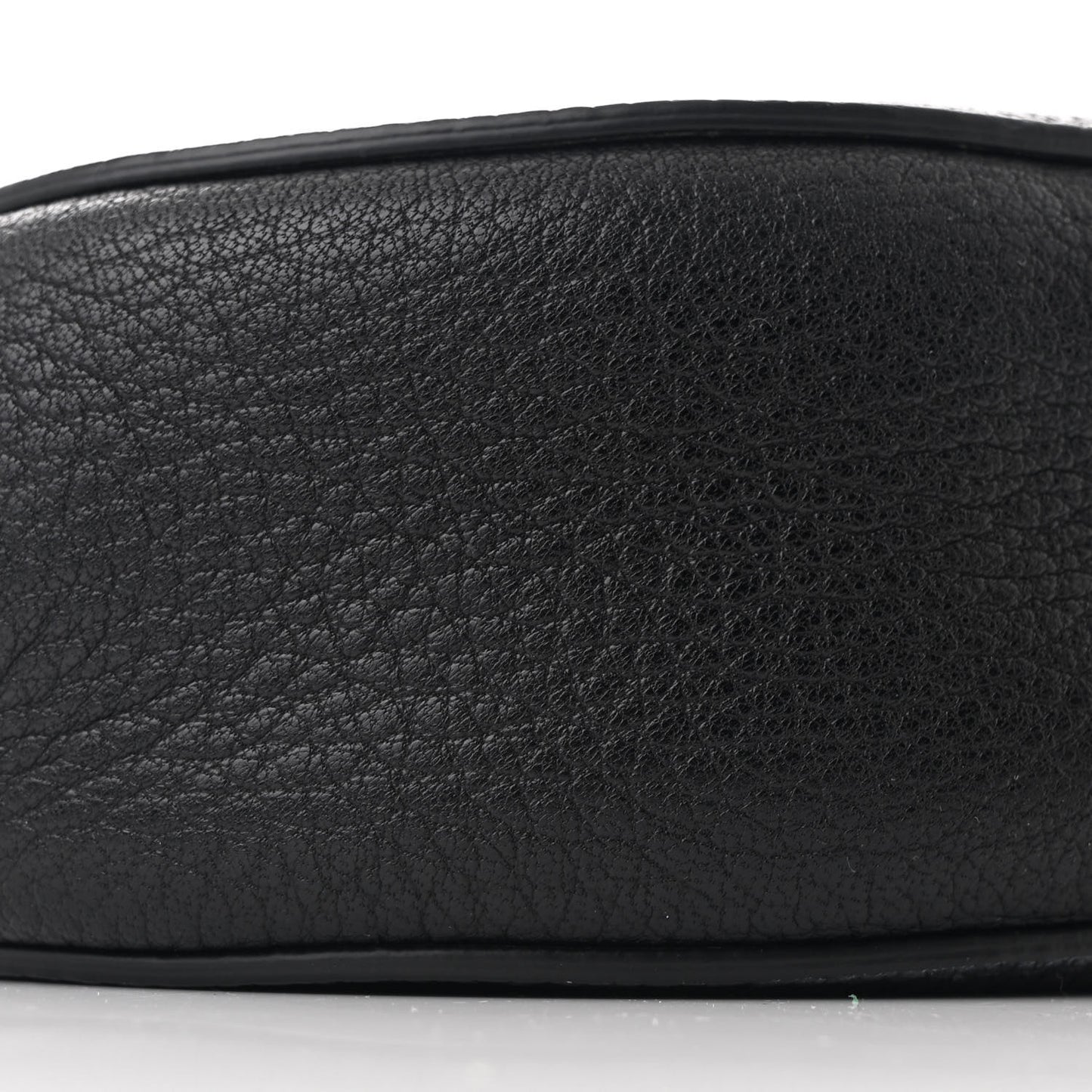 Grained Lambskin Mini Drew Shoulder Bag Black