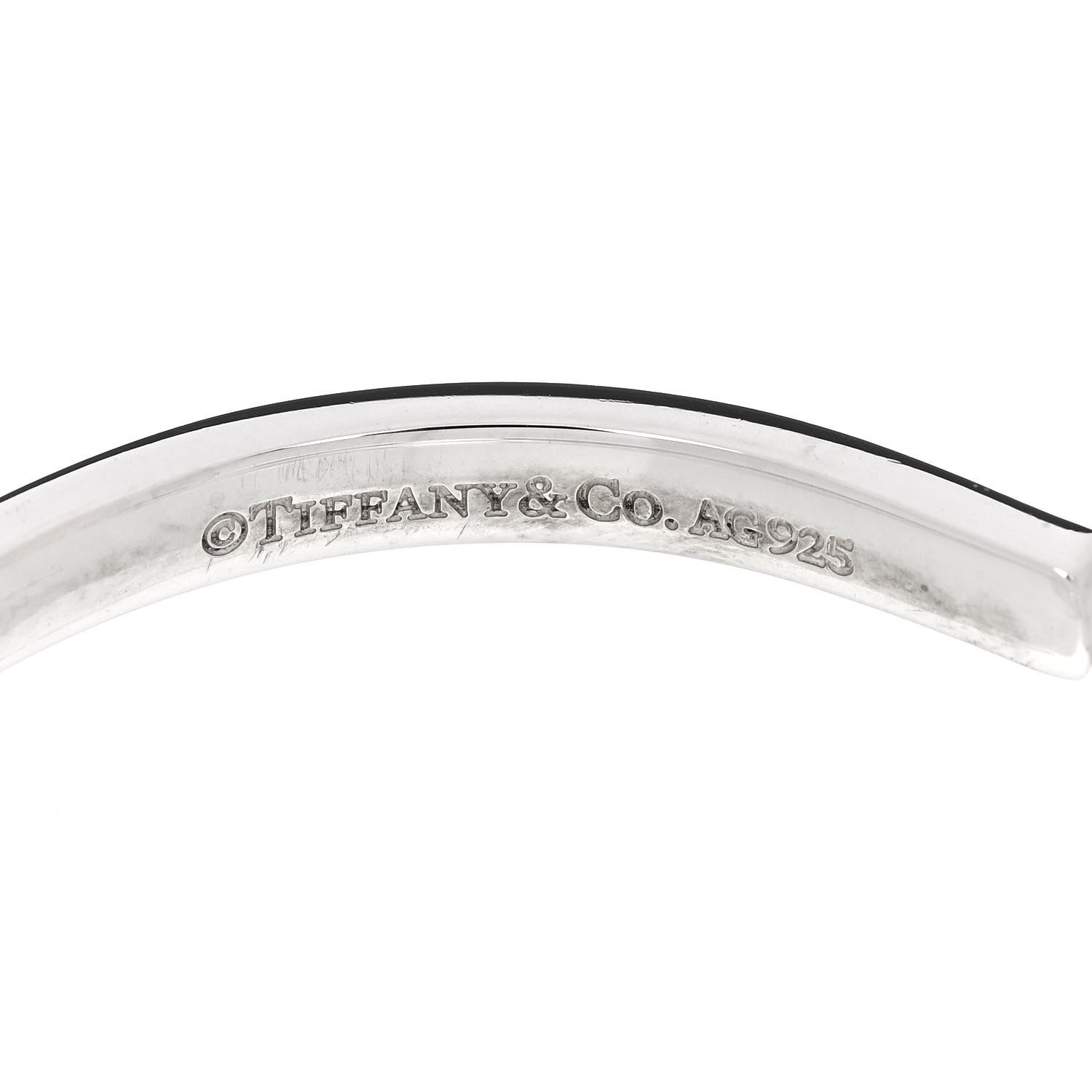 Tiffany Sterling Silver Narrow 1837 Cuff Bracelet 3 of 4