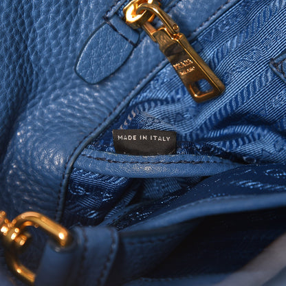 Prada Vitello Daino Tote Cobalto 8 of 9