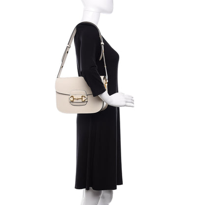 Gucci Azalea Calfskin Horsebit 1955 Shoulder Bag Mystic White 2 of 10