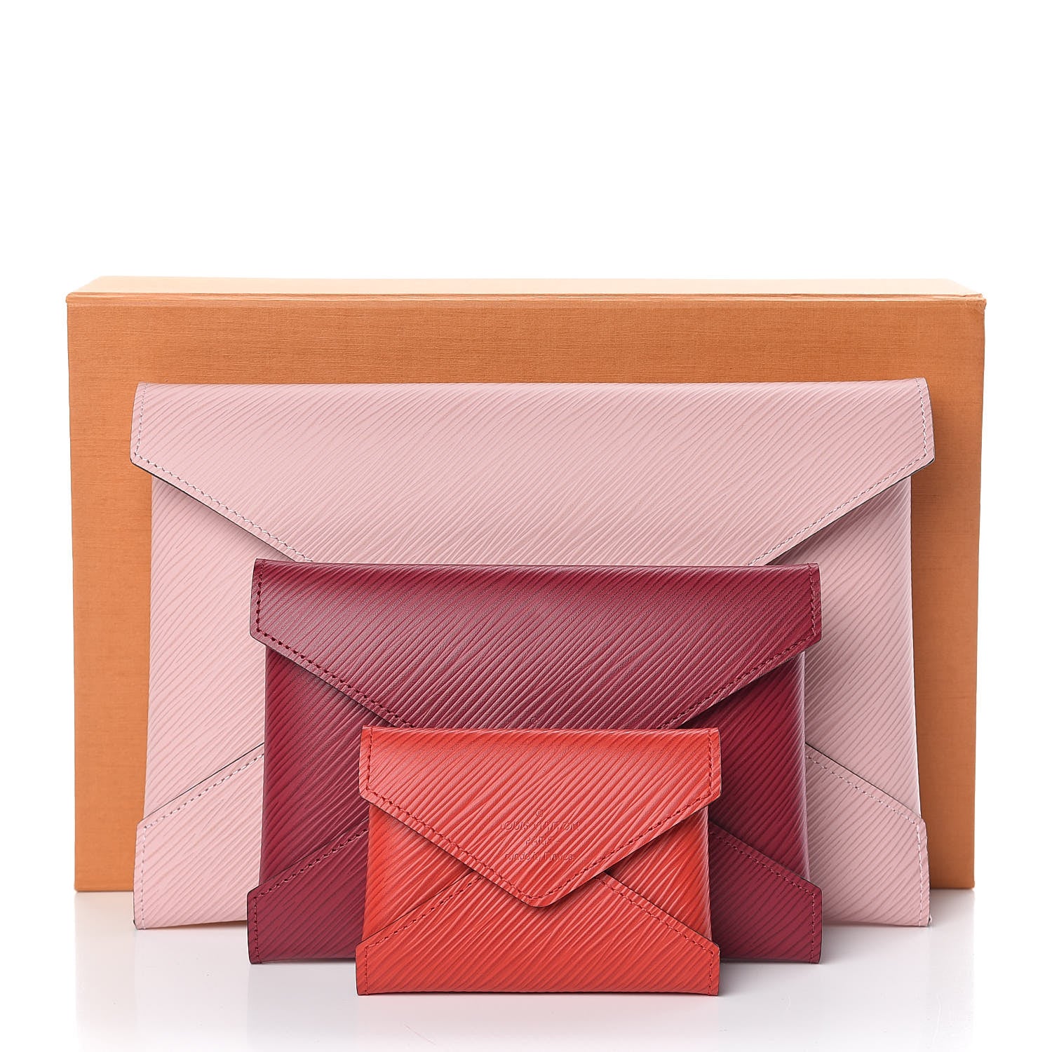 Louis Vuitton Epi Kirigami Pochette Set Rose Ballerine Fuchsia Coquelicot 13 of 13