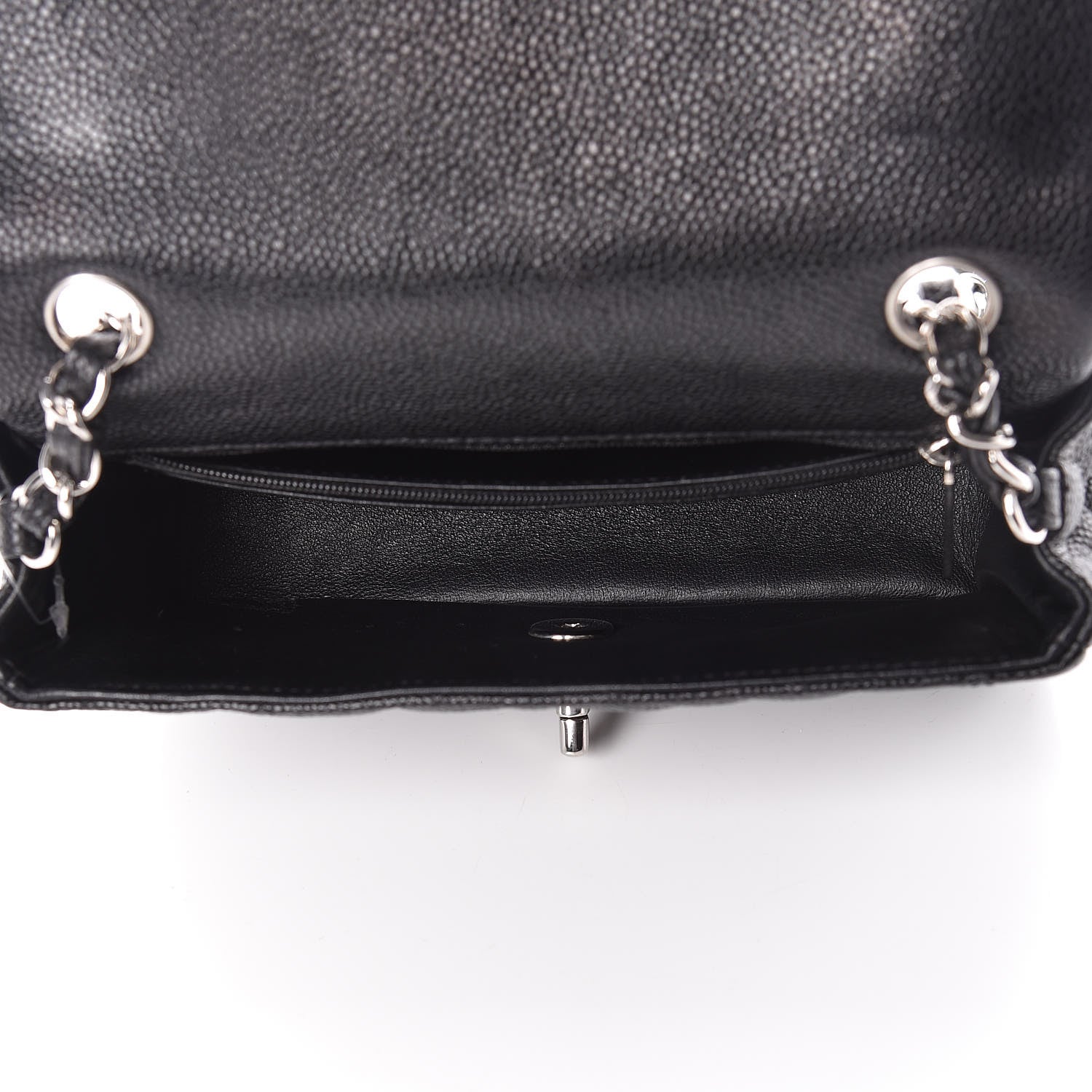 Chanel Caviar Quilted Mini Rectangular Flap Black 5 of 10