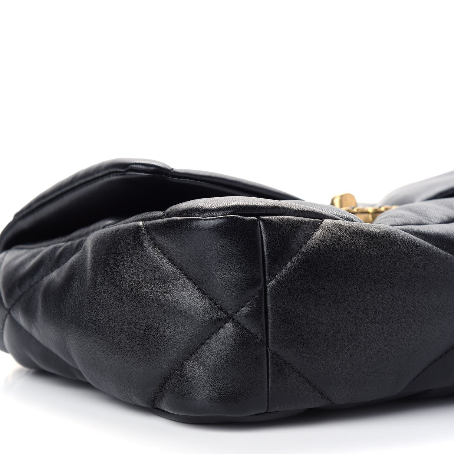 Chanel Lambskin Quilted Medium Chanel 19 Flap Black 8 of 9