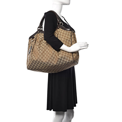 Gucci Monogram Large Sukey Tote Dark Brown 2 of 11