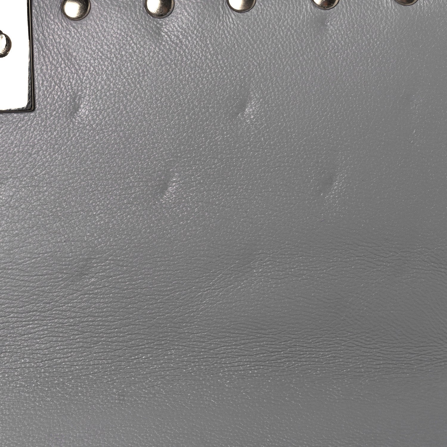 Valentino Garavani Nappa Medium Rockstud Spike Shoulder Bag Grey 9 of 9