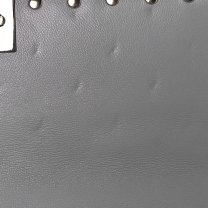 Valentino Garavani Nappa Medium Rockstud Spike Shoulder Bag Grey 9 of 9
