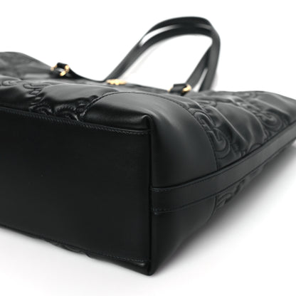 Gucci Calfskin GG Matelasse Medium Ophidia Shopping Tote Black 9 of 9