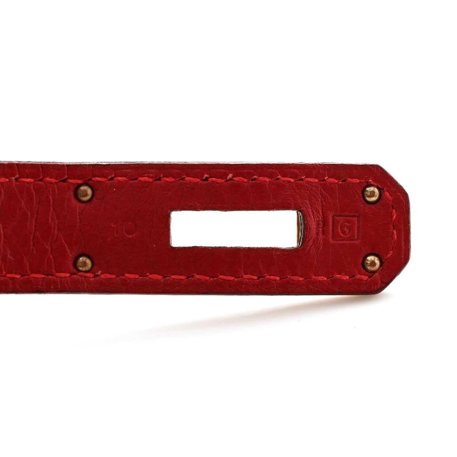 Hermes Taurillon Clemence Birkin 35 Rouge Vif 7 of 10