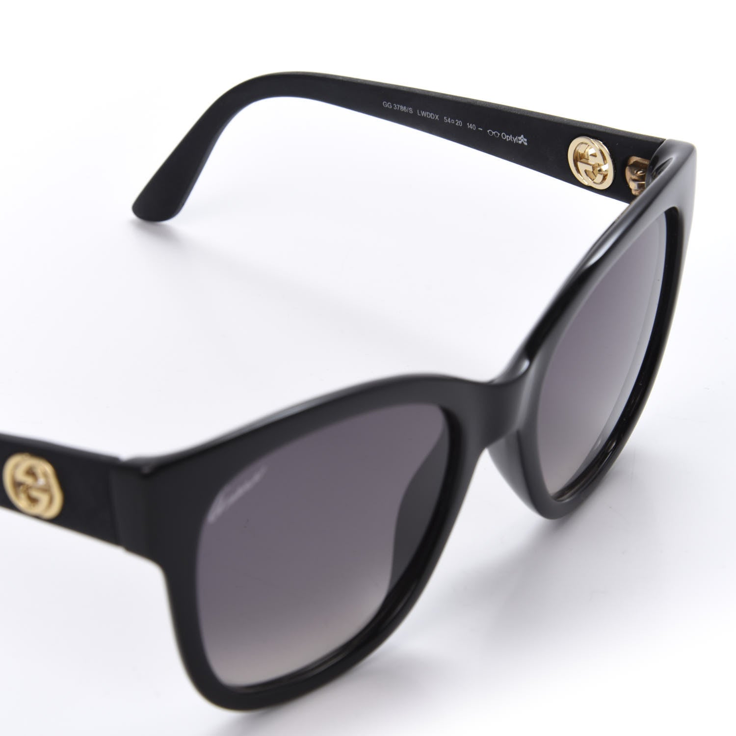 Gucci Diamante Sunglasses GG 3786/S Black 6 of 8