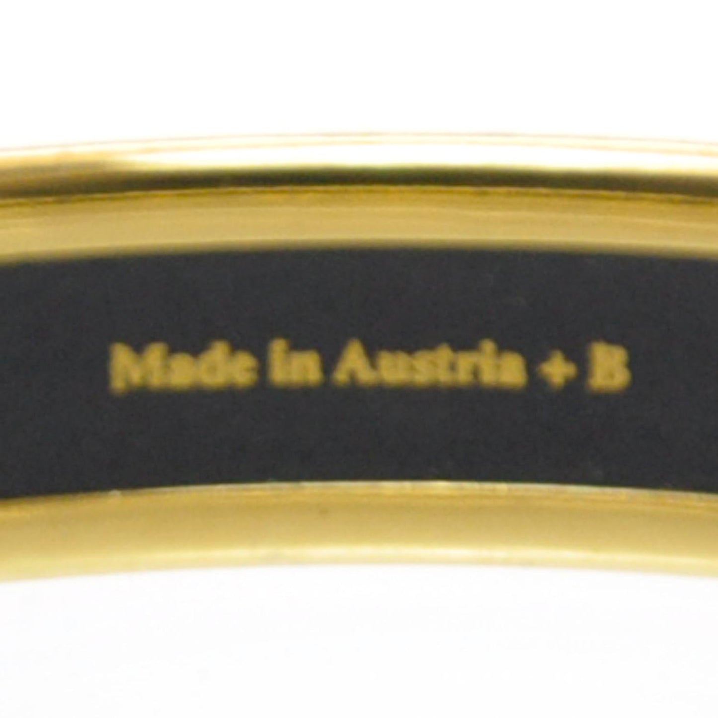 Thin Enamel Bangle Wheat Print
