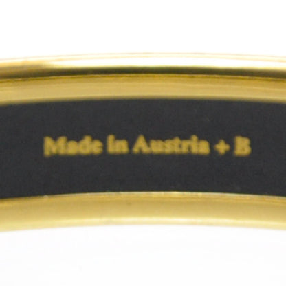 Hermes Thin Enamel Bangle Wheat Print 2 of 5