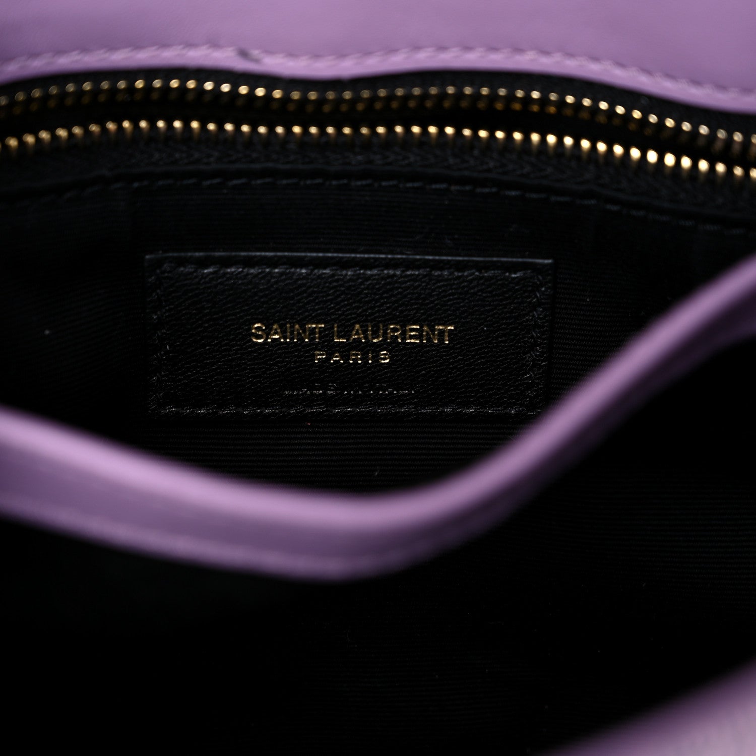 Saint Laurent Denim Y Quilted Monogram Toy Loulou Crossbody Bag Bleached Lilac 6 of 13