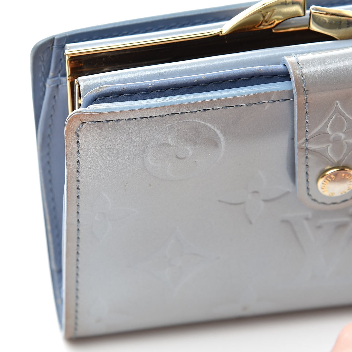 Vernis French Purse Wallet Baby Blue