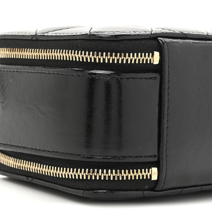 Chanel Patent Quilted Top Handle Small Vanity Case Black 11 of 12