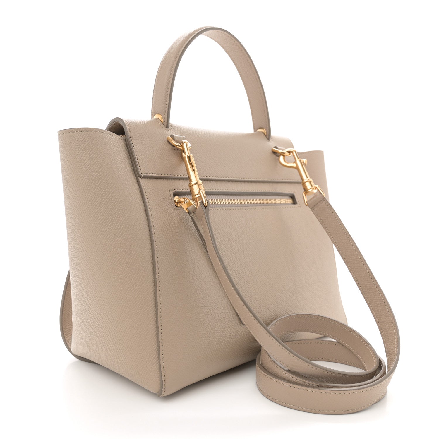Celine Grained Calfskin Micro Belt Bag Light Taupe 2 of 9