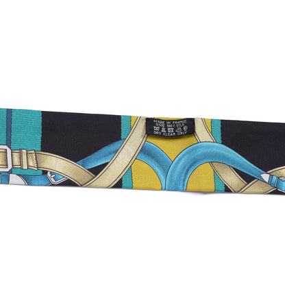 Hermes Silk Grand Manege Twilly 3 of 4