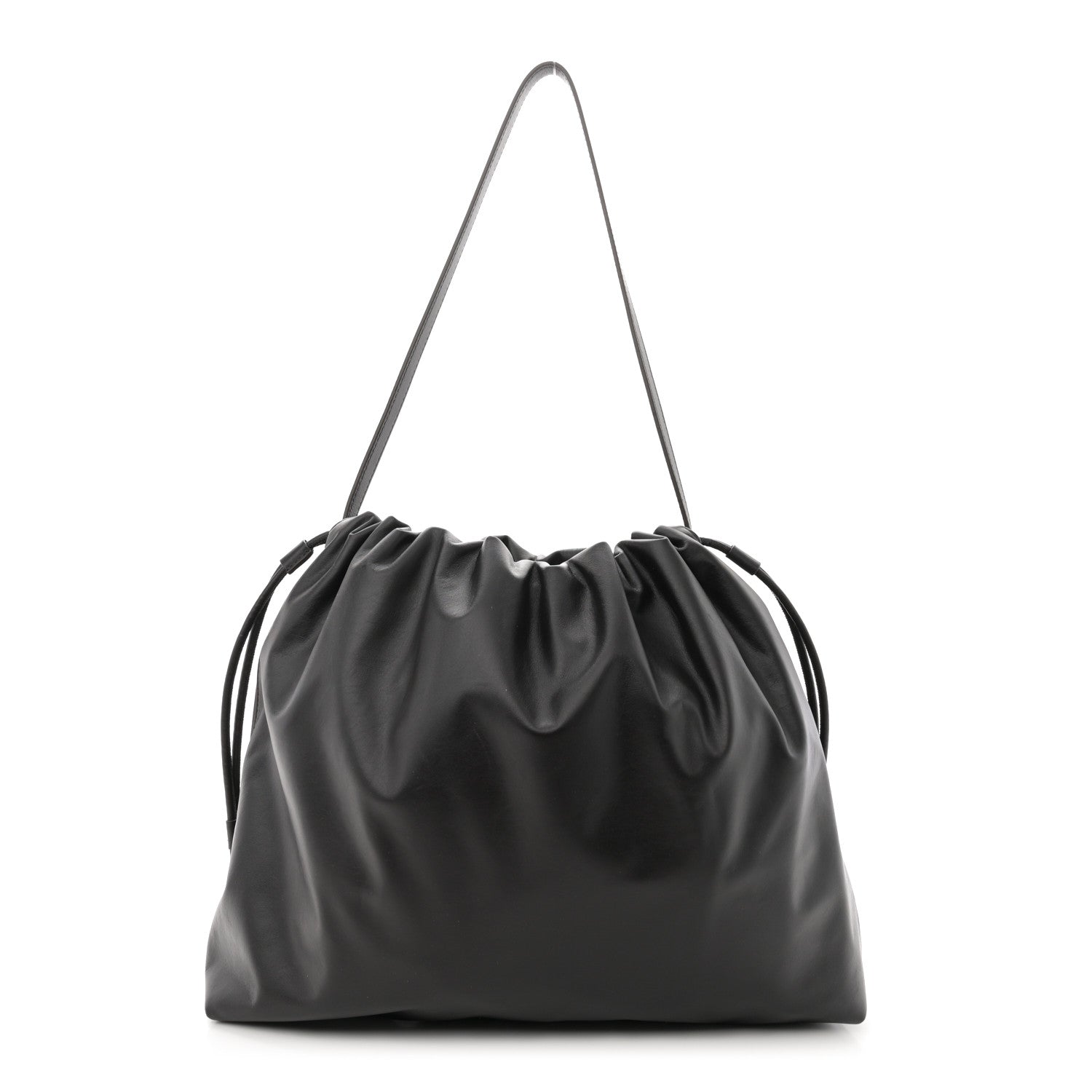 The Row Nappa Angy Hobo Bag Dark Brown 1 of 10