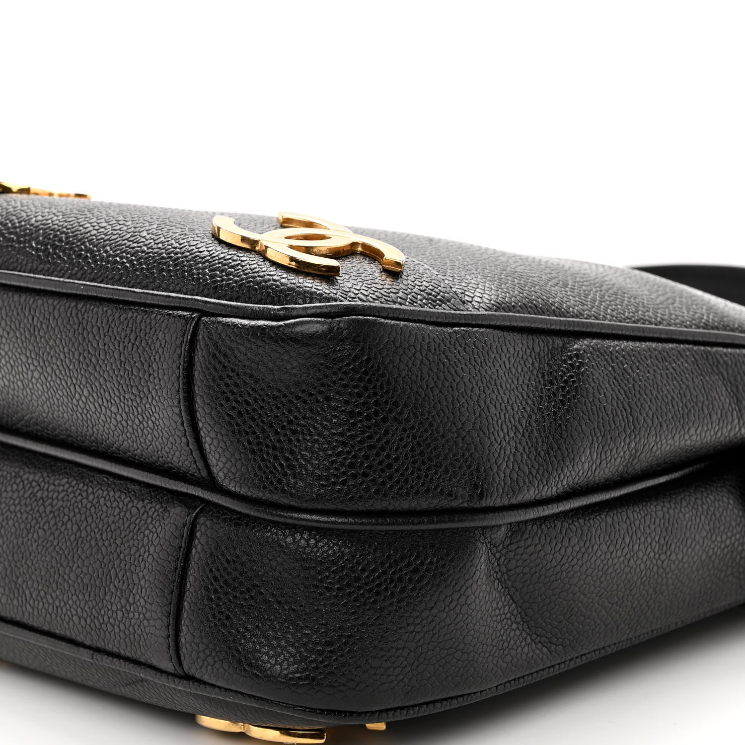 Chanel Caviar CC Shoulder Bag Black 9 of 9