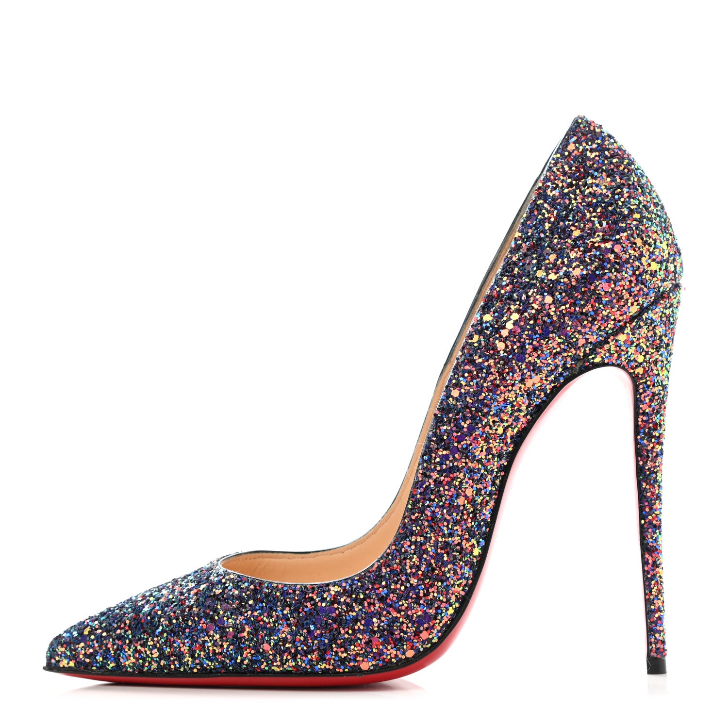 Christian Louboutin Glitter So Kate Dragonfly 120 Pumps 38 China Blue 1 of 8