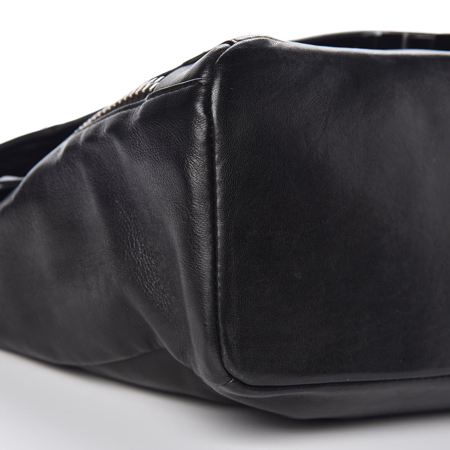 Lambskin Mens Medium Killian Messenger Bag Black