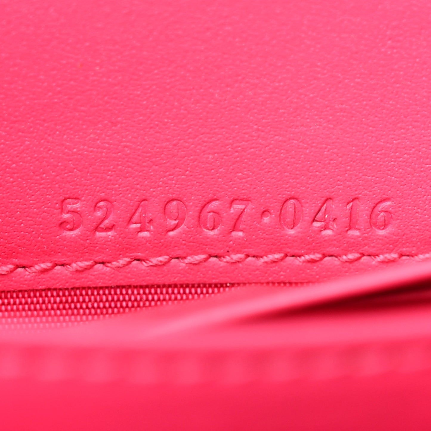 X SEGA Calfskin GUCCY Stars Chain Wallet Violet Fuxia Gold