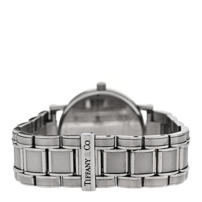 Tiffany Stainless Steel 33mm Atlas Quartz Watch Black 3 of 4